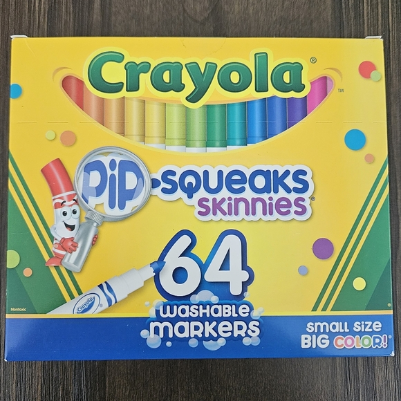 Crayola Pip-Squeaks Skinnies Washable Markers NWT - Picture 3 of 4
